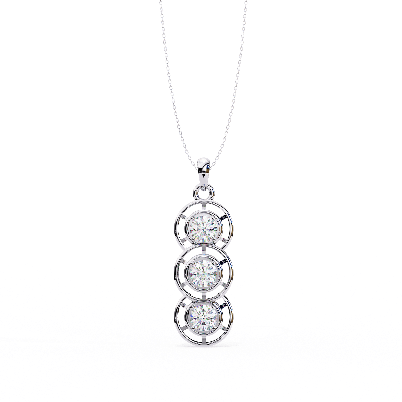 Round Trio Pendant