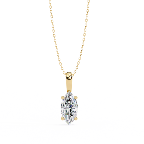 Marquise Solitaire Pendant