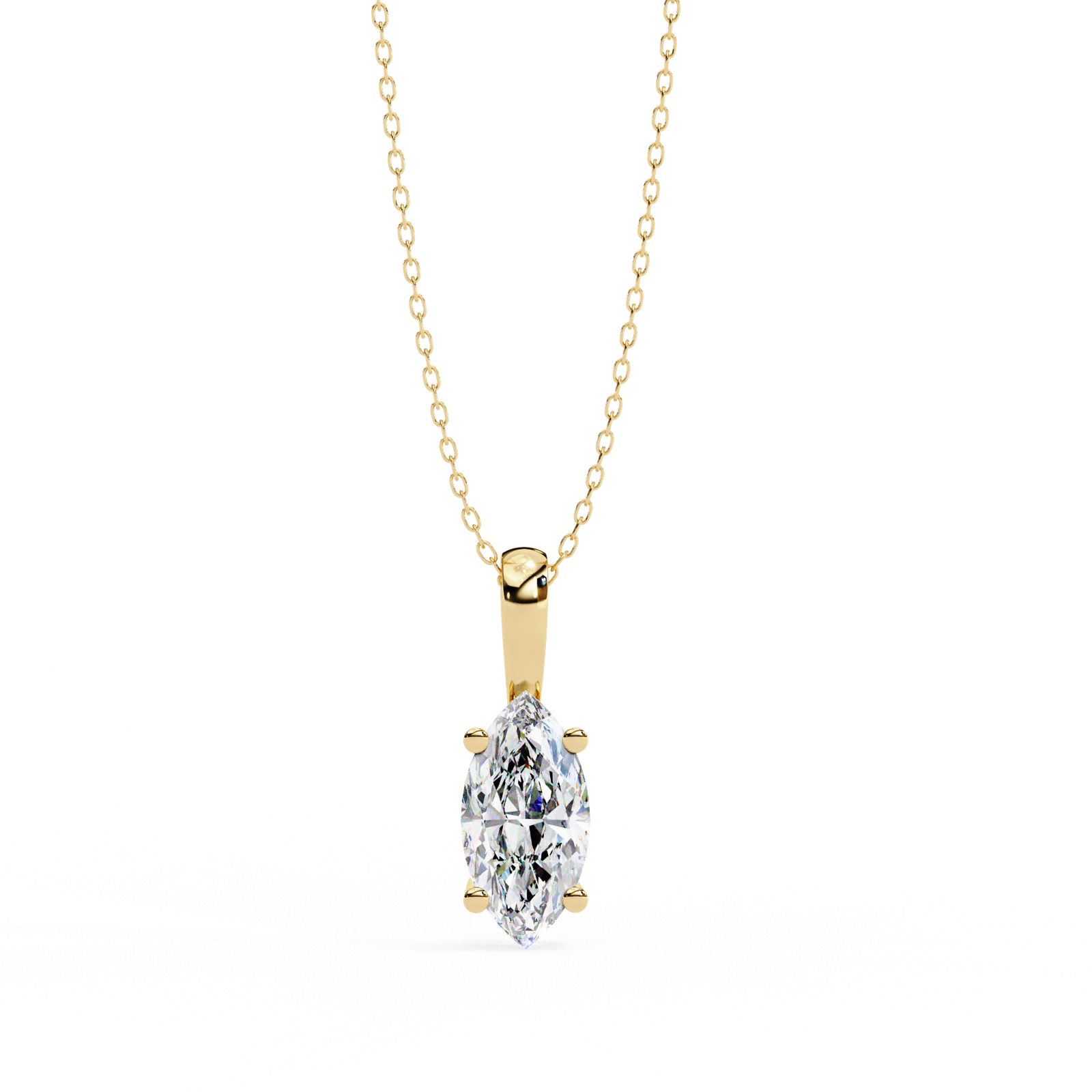 Marquise Solitaire Pendant